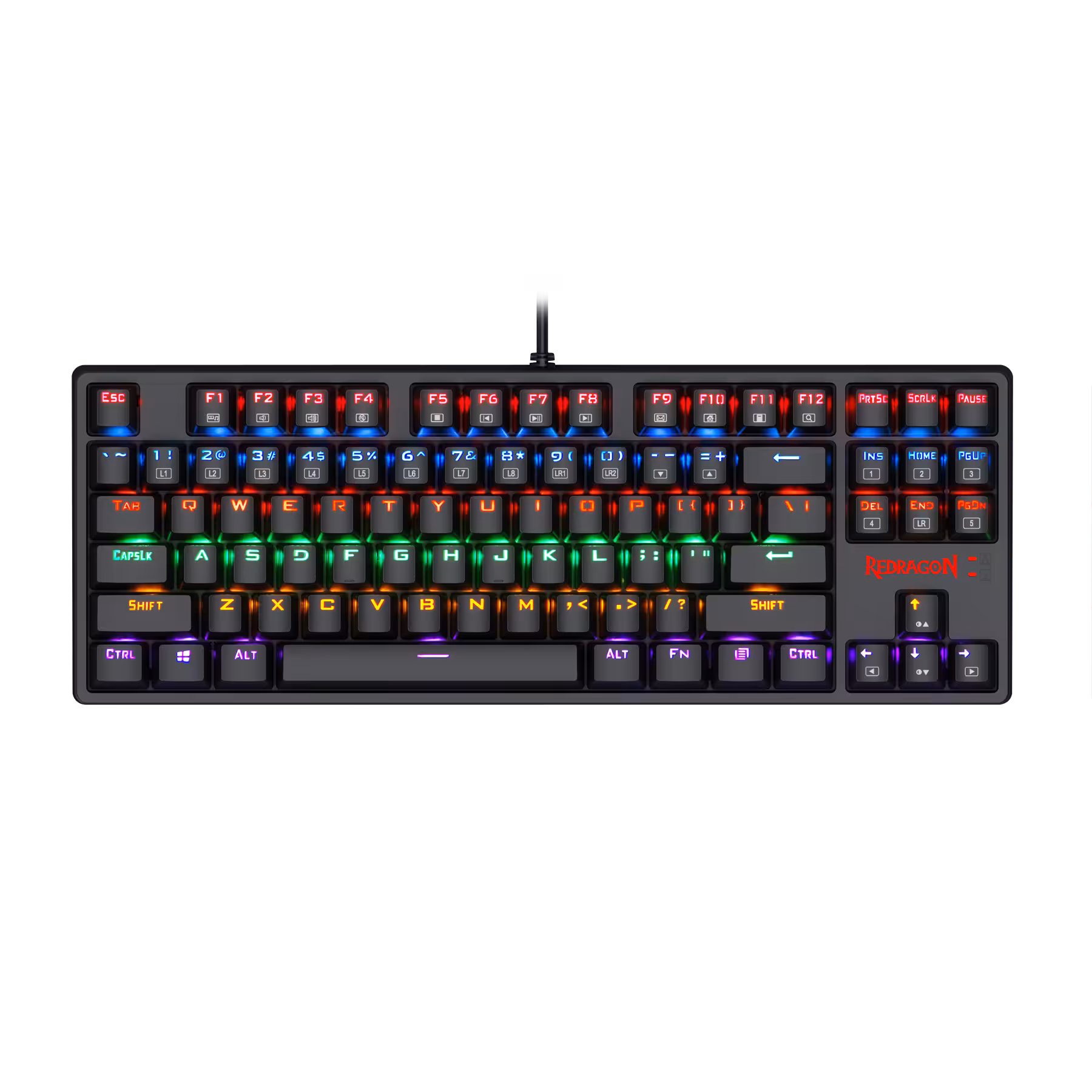 کیبورد گیمینگ ردراگون Keyboard Gaming Redragon K576 RGB Daksa
