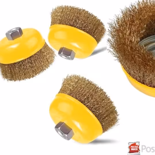 برس سیمی افشان 3 اینچ