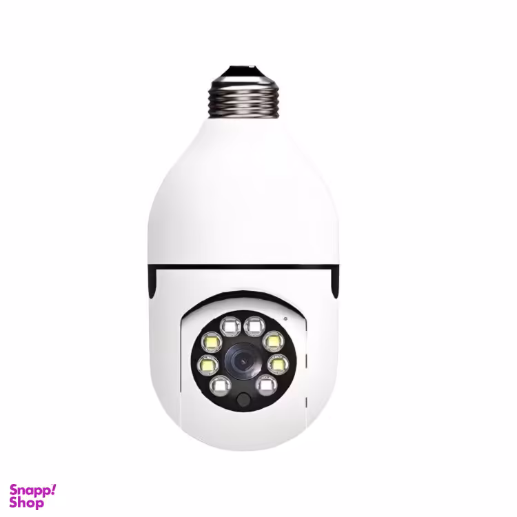 دوربین مداربسته چرخشی مدل لامپی V380