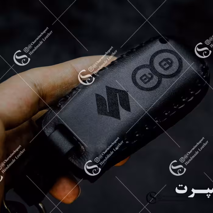 جاسوییچی چرم طبیعی گاوی مشکی  مناسب سوزوکی کیلس