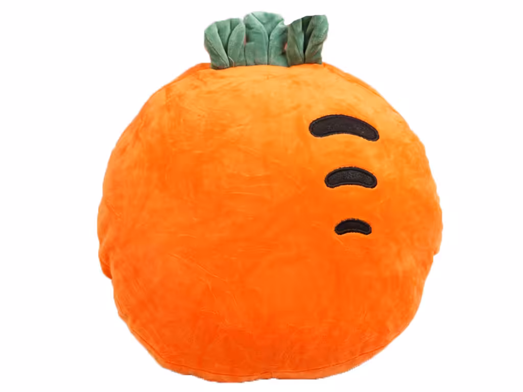 عروسک بالشتی فانتزی کودک به همراه پتو دارای جای دست طرح هویج