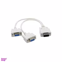 کابل تبدیل 1 به 2 VGA ای فورتک مدل VGA-FG طول 20 سانتی‌ متر