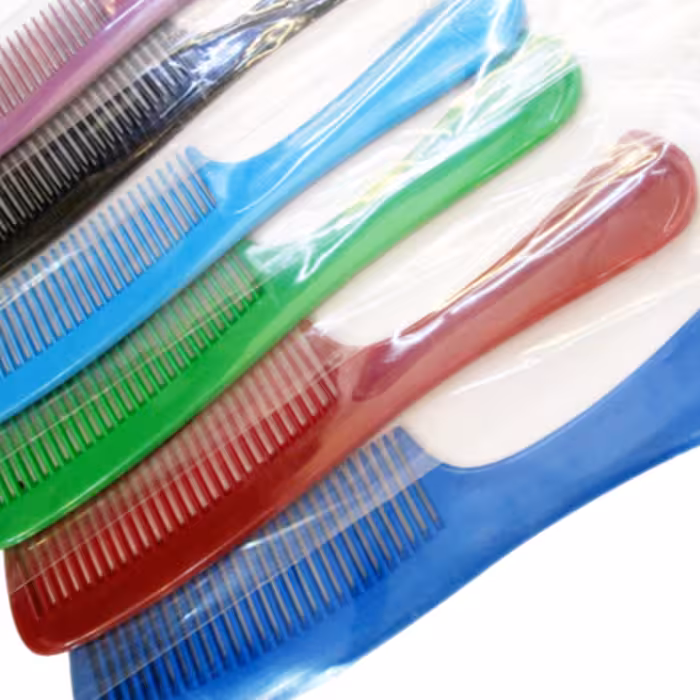 شانه حمام دسته دار  پلاستیکی سایز متوسط