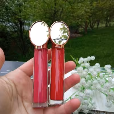 رژ لب مایع آینه دار قرمز و صورتی رژ لب مخملی