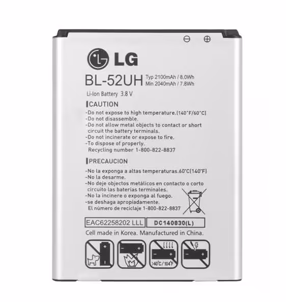 باتری گوشی مدل BL-52UH مناسب برای گوشی ال جی L70
