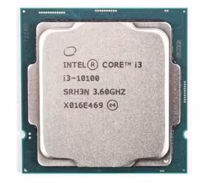 پردازنده مرکزی اینتل سری Comet Lake مدل Core i3-10100 بدون جعبه