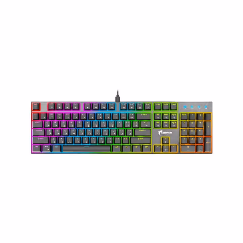 کیبورد گرین GK-802RGB - فروشگاه کارما آیتی