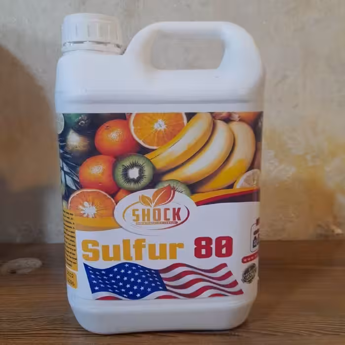 کود گوگرد مایع 80 درصد  شوک آمریکایی و اصل گالن 5 لیتری