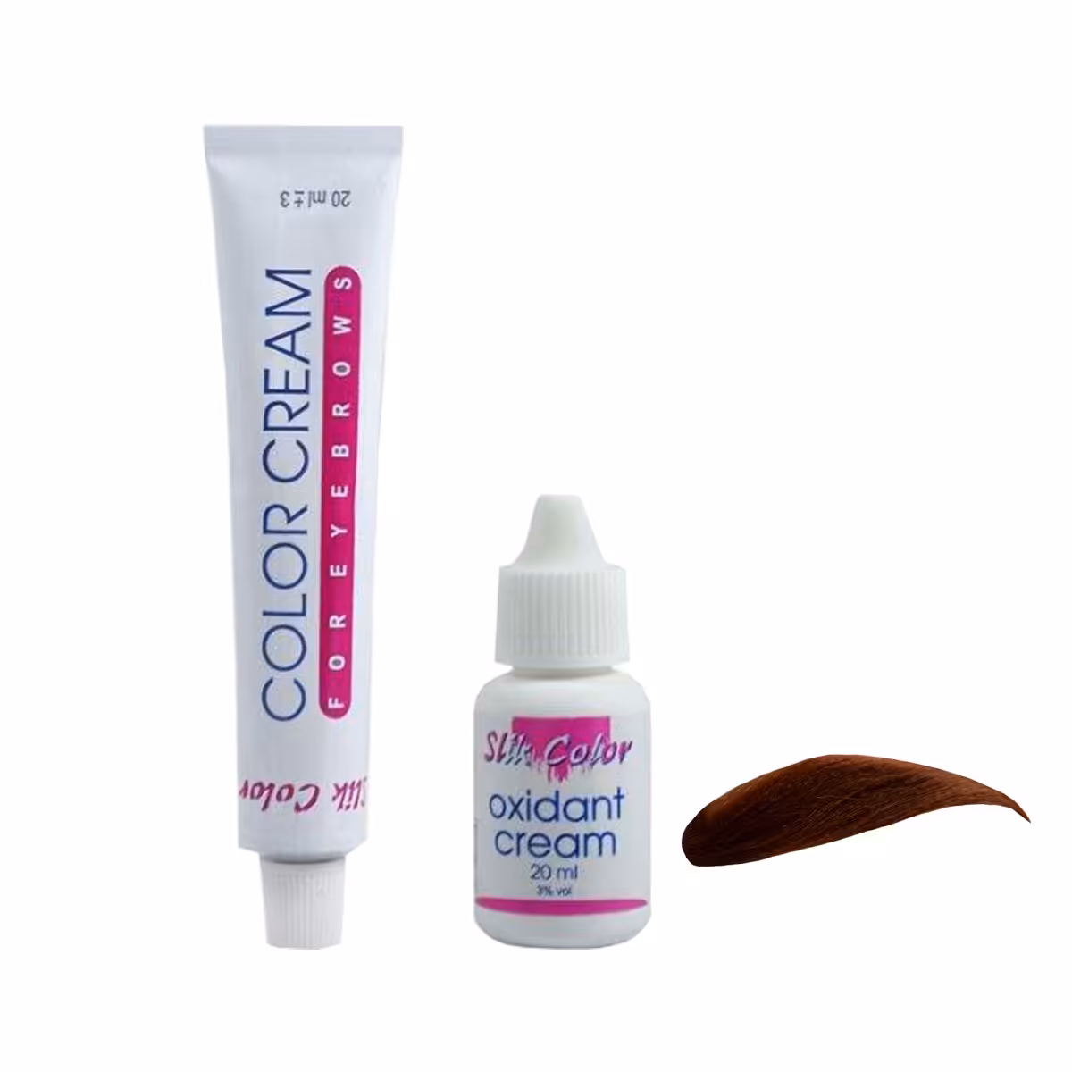 کیت رنگ ابرو سلیک کالر شماره 6.5 حجم 20 میلی لیتر رنگ بلوند طلایی تیره