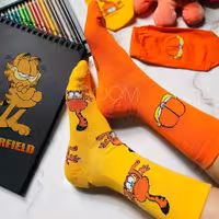 جوراب گارفیلد ساقدار تا به تا نخ پنبه فری سایز