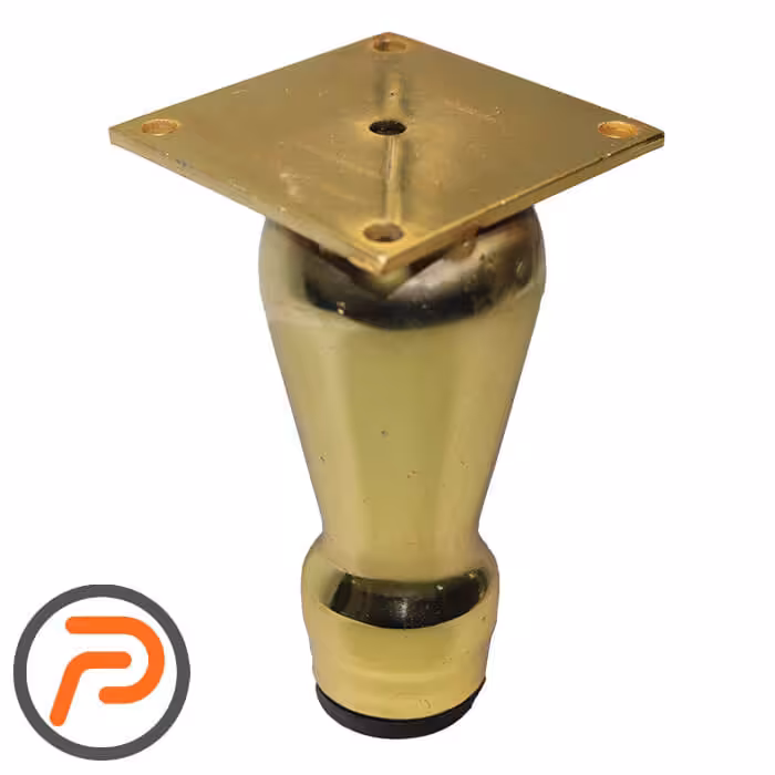 پایه مبلی فلزی استوانه خراطی 12CM