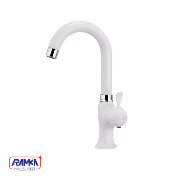 شیر روشویی متحرک تیدا سفید کاویان