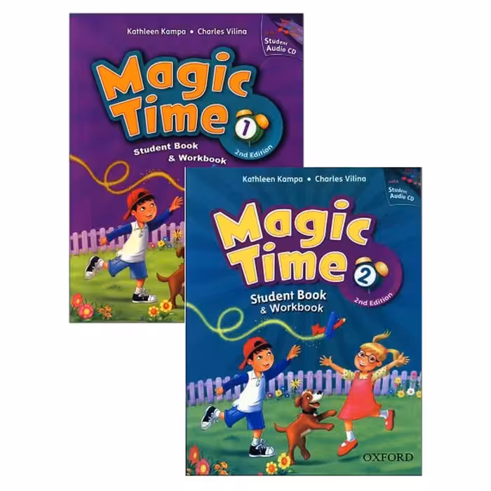 کتاب Magic Time 2nd اثر Kathleen Kampa And Charles Vilina انتشارت هدف نوین 2 جلدی