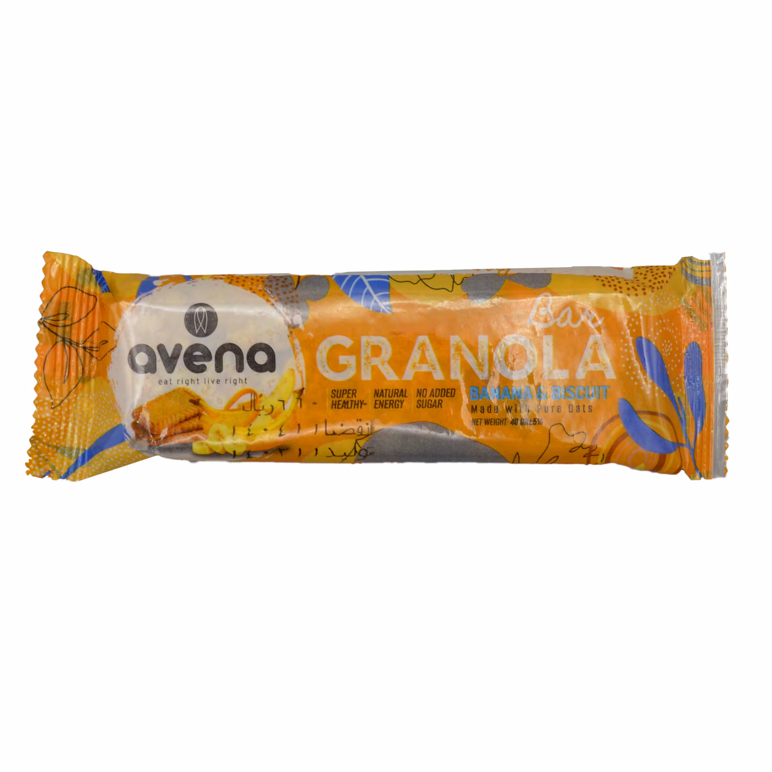 گرانولا بار اونا طعم موز و بیسکوییت 40 گرمی
