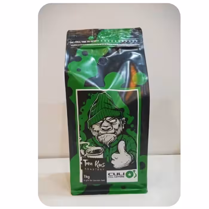 قهوه کولی روبوستای70 درصد تام کینز یک کیلویی