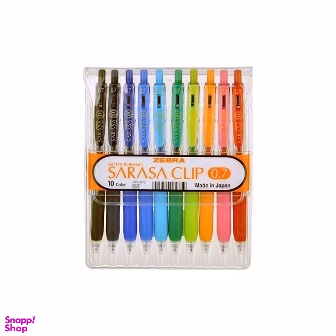 روان نویس زبرا مدل ساراسا ZEBRA JJB15-10C-E1 بسته 10 عددی