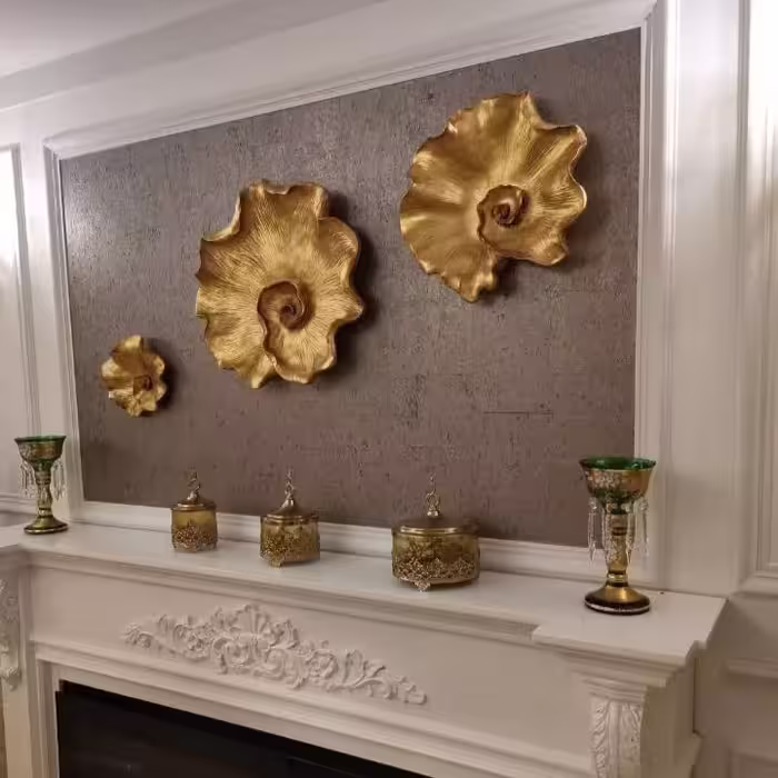 دیوارکوب مدل گل مرداب  مجموعه سه عددی