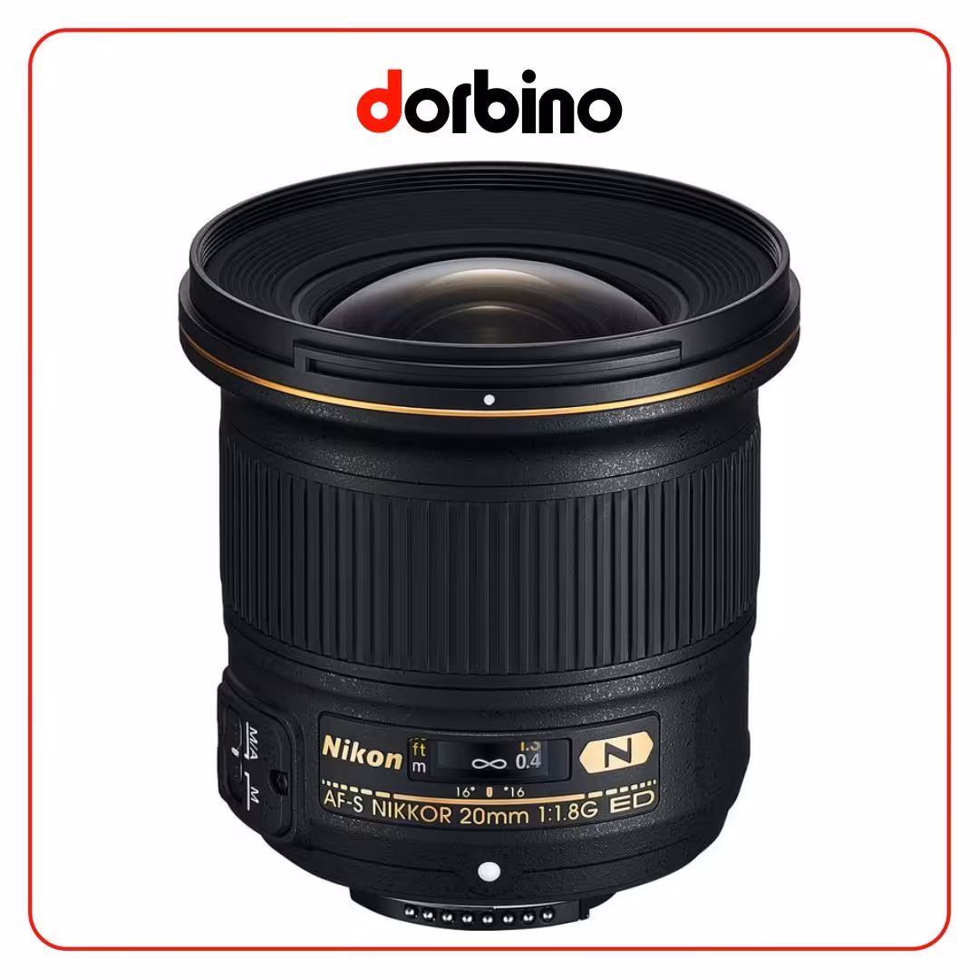 لنز نیکون Nikon AF-S NIKKOR 20mm f/1.8G ED Lens - فروشگاه دوربین دوربینو