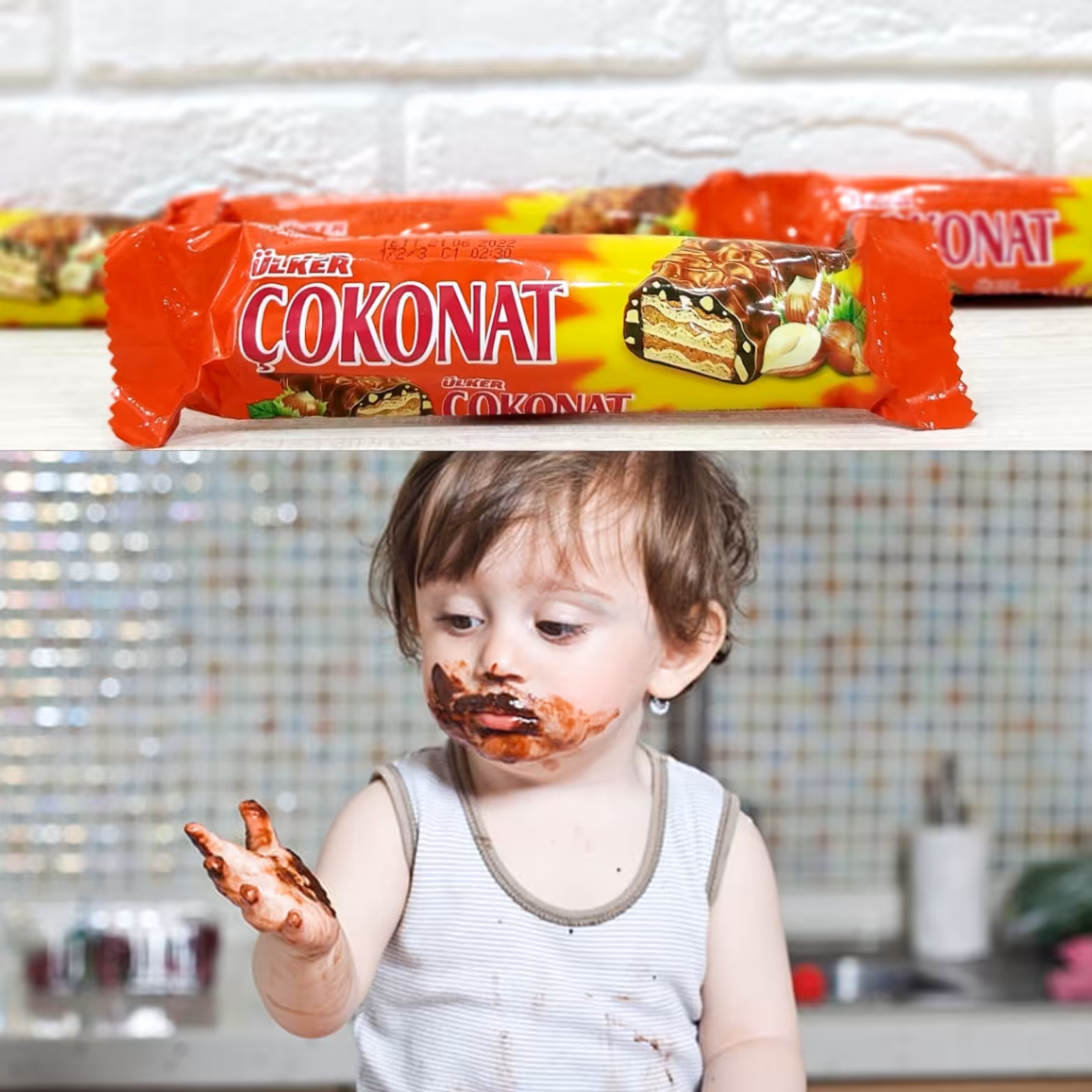 شکلات مغزدار فندوقی کوکونات اولکر(33گرم) ترکیه