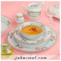 سرویس چینی پردیس طرح سلین 30 پارچه کد 803