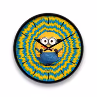 ساعت رومیزی راویتا مدل مینیون ها کد 3413 در رنگ های مشکی و سفید