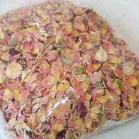 گلبرگ خشک ساناز نارنجی در بسته بندی های 30 گرمی و 10 گرمی