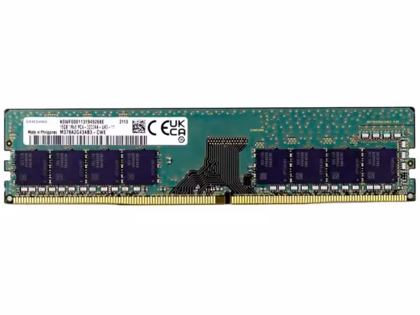 رم کامپیوتر DDR4  تک کاناله 3200 مگاهرتز سامسونگ ظرفیت 16 گیگابایت