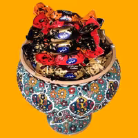 شکلات میکس ملیسا شونیز (مخلوطی از شکلات تلخ فندقی، فندقی، بادام زمینی، قهوه)