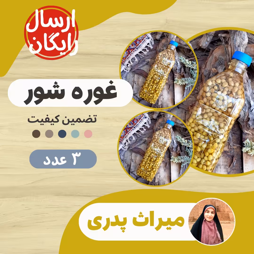 3 عدد غوره شور 