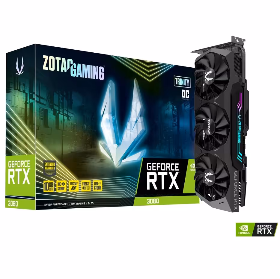 کارت گرافیک زوتاک RTX 3080 Trinity OC 10GB