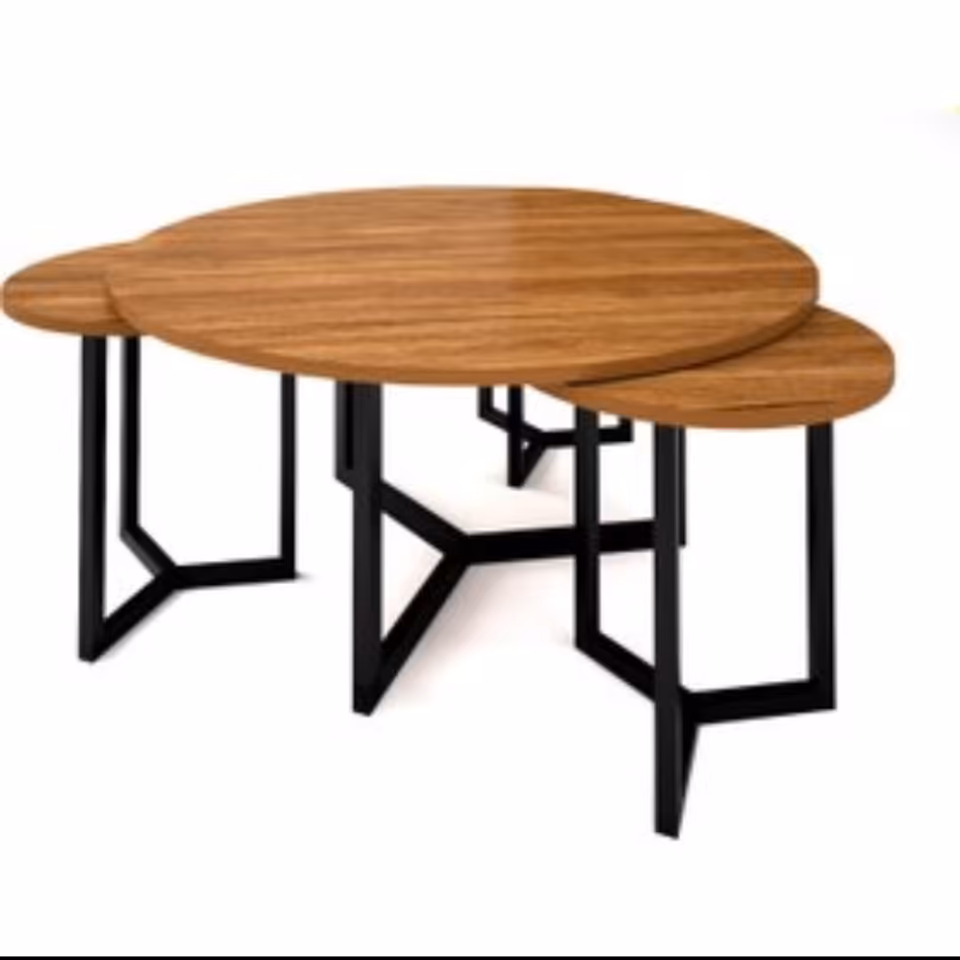 ست میز جلو مبلی و عسلی سه تایی کمجا 