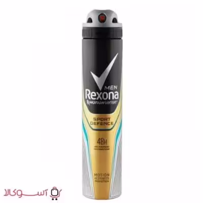 اسپری ضد تعریق مردانه رکسونا مدل sport defence حجم 200 میل