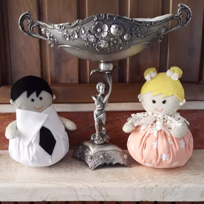 عروسک بقچه ای دختر و پسر