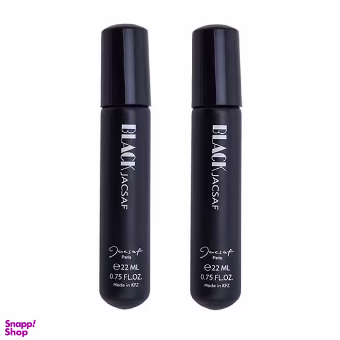 ادوپرفیوم جیبی مردانه ژک ساف مدل Black حجم 22 میلی لیتر مجموعه 2 عددی
