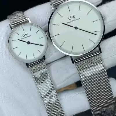 ساعت ست زنانه و مردانه دنیل ولینگتون صفحه مشکی و سفید