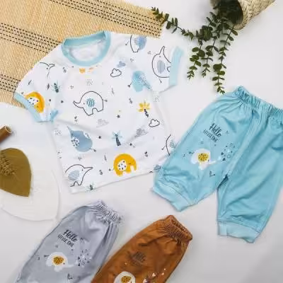 تیشرت شلوارک راحتی بچه گانه فیل کد 10177