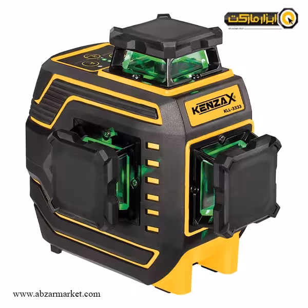 تراز لیزری کنزاکس سه خط 360 درجه نور سبز مدل KLL-3333