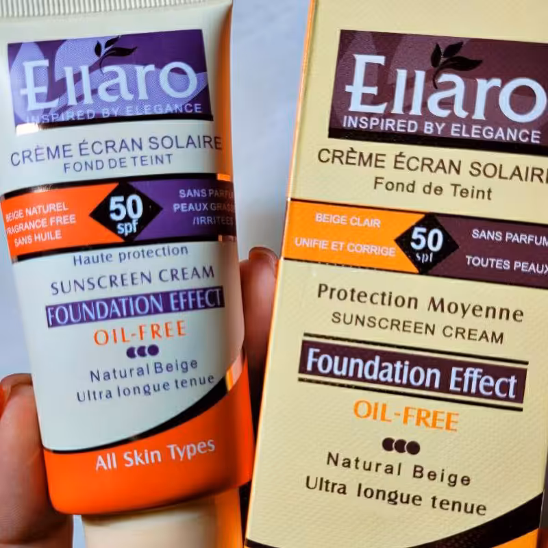 ضد آفتاب کرم پودری الارو spf50