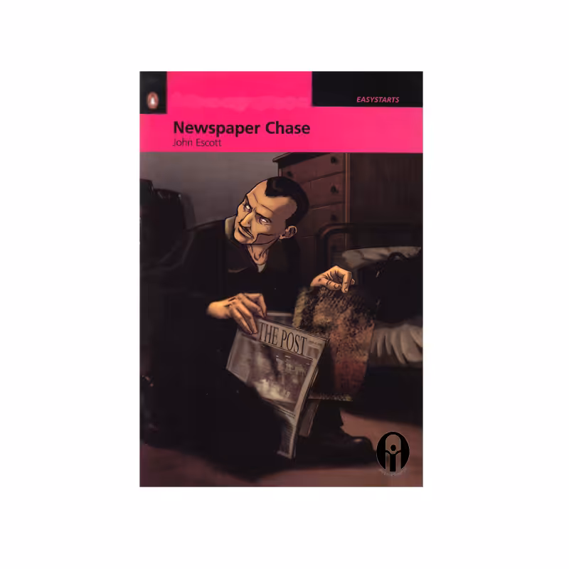 کتاب NEWSPAPER CHASE اثر John Escott انتشارات الوندپویان 