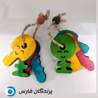 اسباب بازی پرنده دسته کلید چوبی سایز  8/5×4/5 سانتی متر