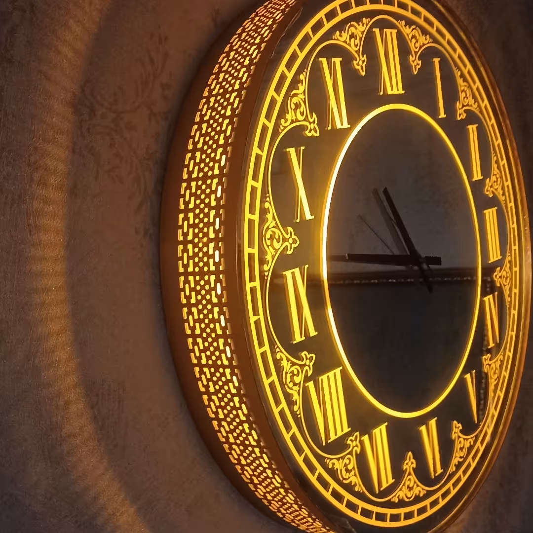 ساعت دیواری چراغ خوابی 