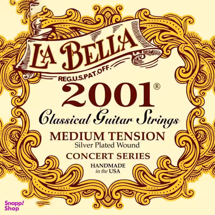 سیم گیتار کلاسیک لا بلا (La Bella) مدل 2001 Medium Tension