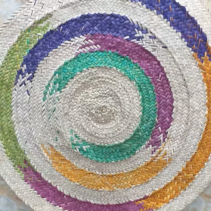 سفره حصیری با بهترین کیفیت ابعاده یک متر مناسب برای 5 نفر