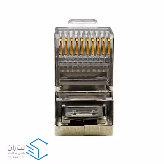 خرید سوکت شبکه ونتولینک RJ48 SFTP مدل 10 پین | نت ران