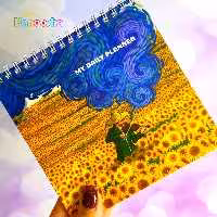 دفتر برنامه ریزی مربعی ون گوگ پانداک | در 3 طرح