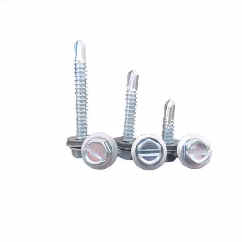 پیچ سر مته واشردار شیروانی 4 سانت تایوانی (بسته 10 عددی)