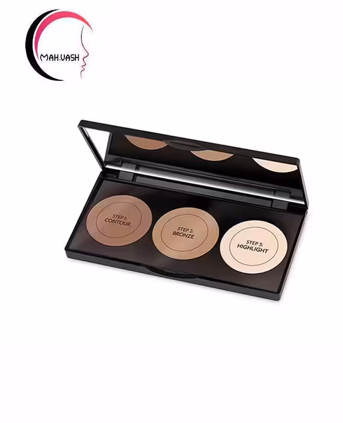 کیت کانتورینگ پودری گلدن رز در 3 رنگ