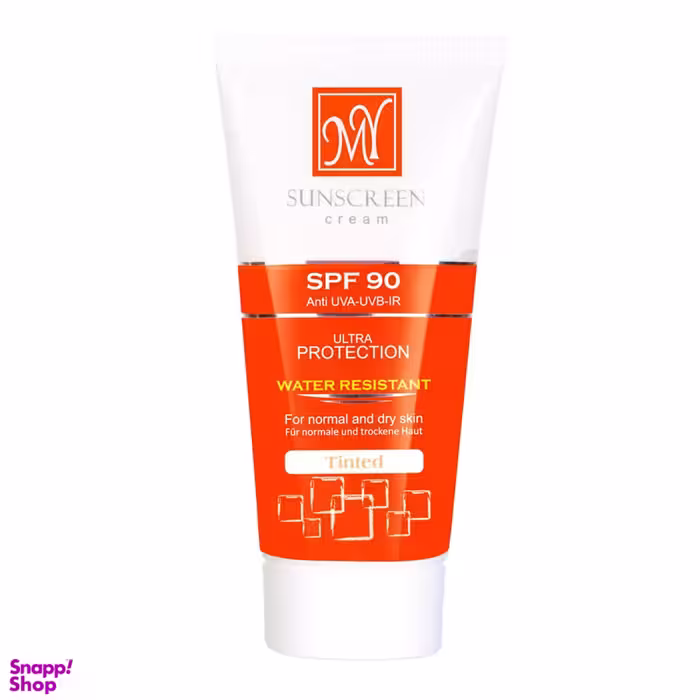 کرم ضد آفتاب کرم‌پودری مای (My) با SPF90 حجم 50 میلی لیتر