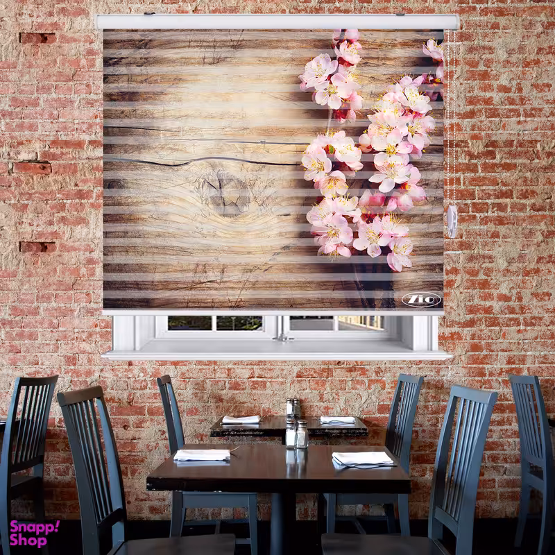 پرده زبرا زیو مدل L5047 سایز 100x150 سانتی متر