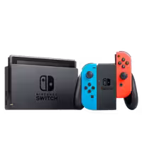 کنسول بازی نینتندو سوییچ با جوی کان قرمز و آبی